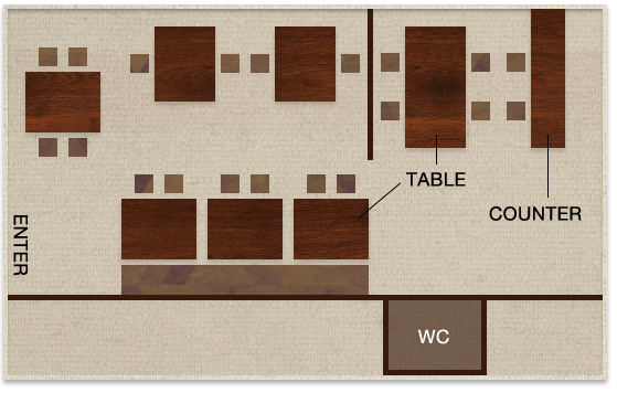 店内見取り図